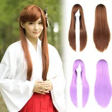 AIYEE косплей Лолита парик для женщин длинные афро легко подобрать аниме вечерние Ombre блонд синтетические парики с челкой