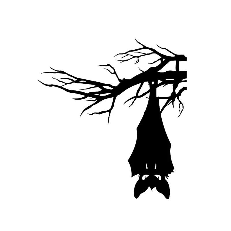 

Car Stickers Funny Coolest Bat Tree Pattern Car Decoration Accessories Stickers Suitable for Various Models, 15cm*14cm