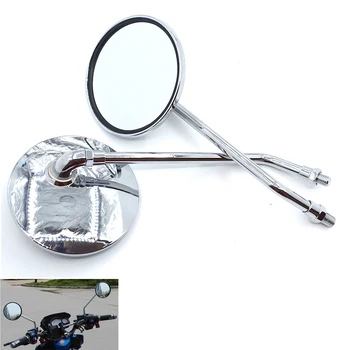 

Universal motorcycle round mirror 10mm motorcycle rearview mirror For YAMAHA XMAX200 XMAX250 XMAX300 XMAX400 TMAX530 TMAX500
