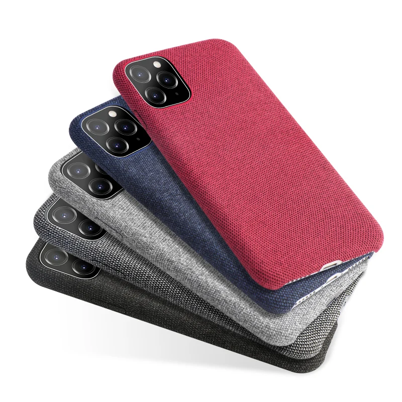 Чехол для телефона iPhone 11 Pro Max роскошный тканевый мягкий чехол из ТПУ с текстурой 6