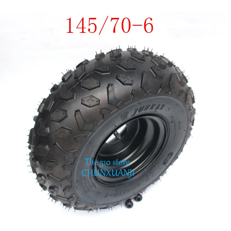 Good Quality 6 Inch Atv Wheels 145/706 Tire Tyre For 6 Inch Iron Wheel