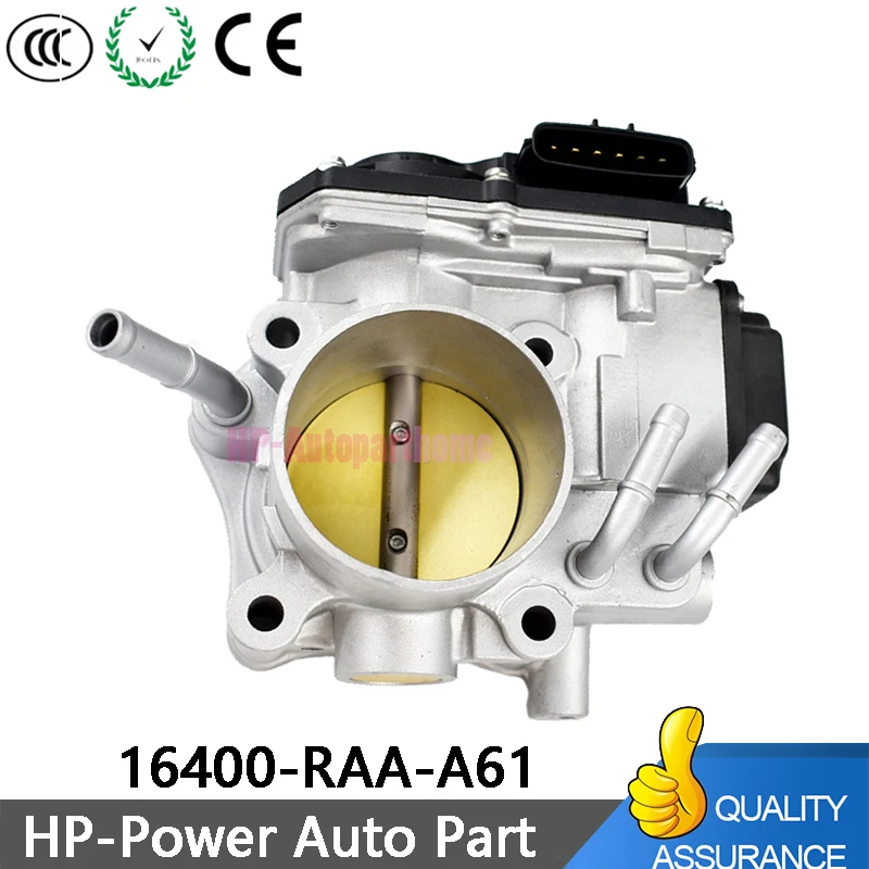 OEM Throttle Body 16400-RAA-A61 for 2003-2007 Honda Accord I4 2.4L EX DX LX