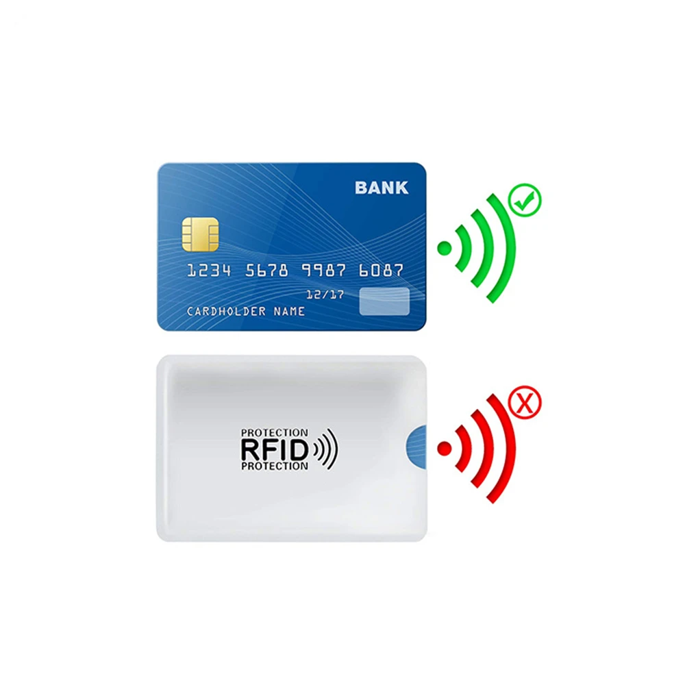 5 шт. чехол кошелек для банковских карт с Rfid защитой|Держатели и пропусков| |