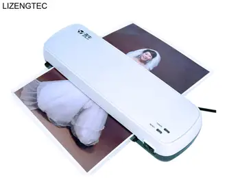 

Free Shipping LIZENGTEC New Professional Office New Design Hot Fast Warm-Up Roll Laminator Machine for A4 Paper Document Photo