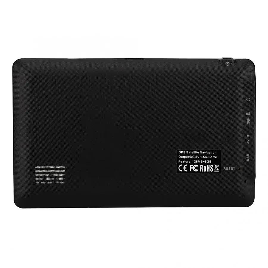 Gps coche 7in портативный высокого разрешения, автомобильная gps-навигация емкостный сенсорный экран 8 Гб навигатор navigasyon