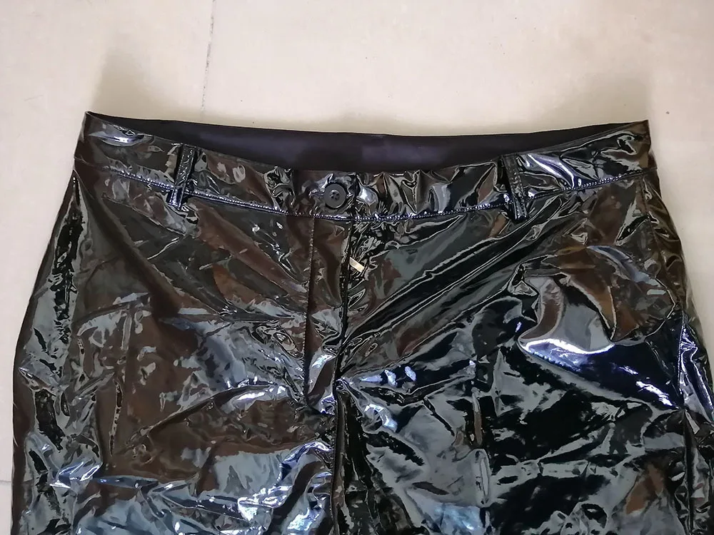 New Autumn Winter Women PU Leather Pants High Waist Leggings Skinny Long Trousers Sexy Night Club Bottoms Plus Size