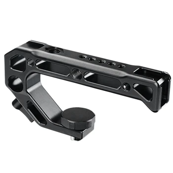 

FFYY-UURig R008 Camera Cold Shoe Handle Grip Handgrip with Arri Locating External Monitor Mic for Nikon Canon M50 Sony DSLR Came