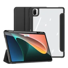 Étui de protection Transparent en acrylique pour Xiaomi tablette 5pro, étui Dormant résistant aux chutes, nouveau MI 5, 2021