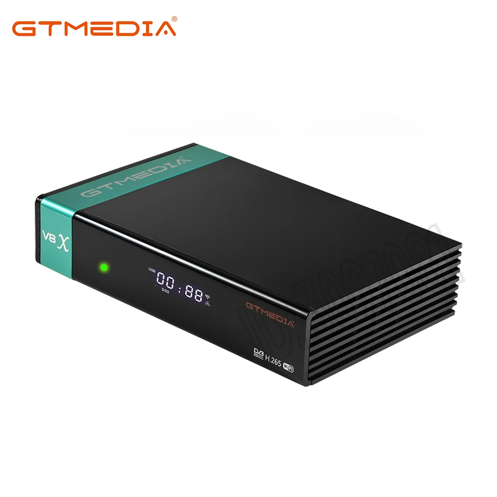 5 предметов в партии слот GTmedia V8X V9 супер 1080P Full HD H.265 DVB S2 цифра спутниковый