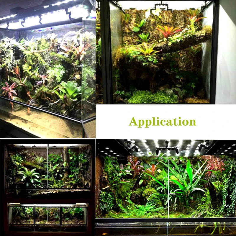 Reptiles Fog Mist Sprinkler Rainforest Adjustable Aquarium Aquatic Pet Cooling system Water Mist Sprayer-5