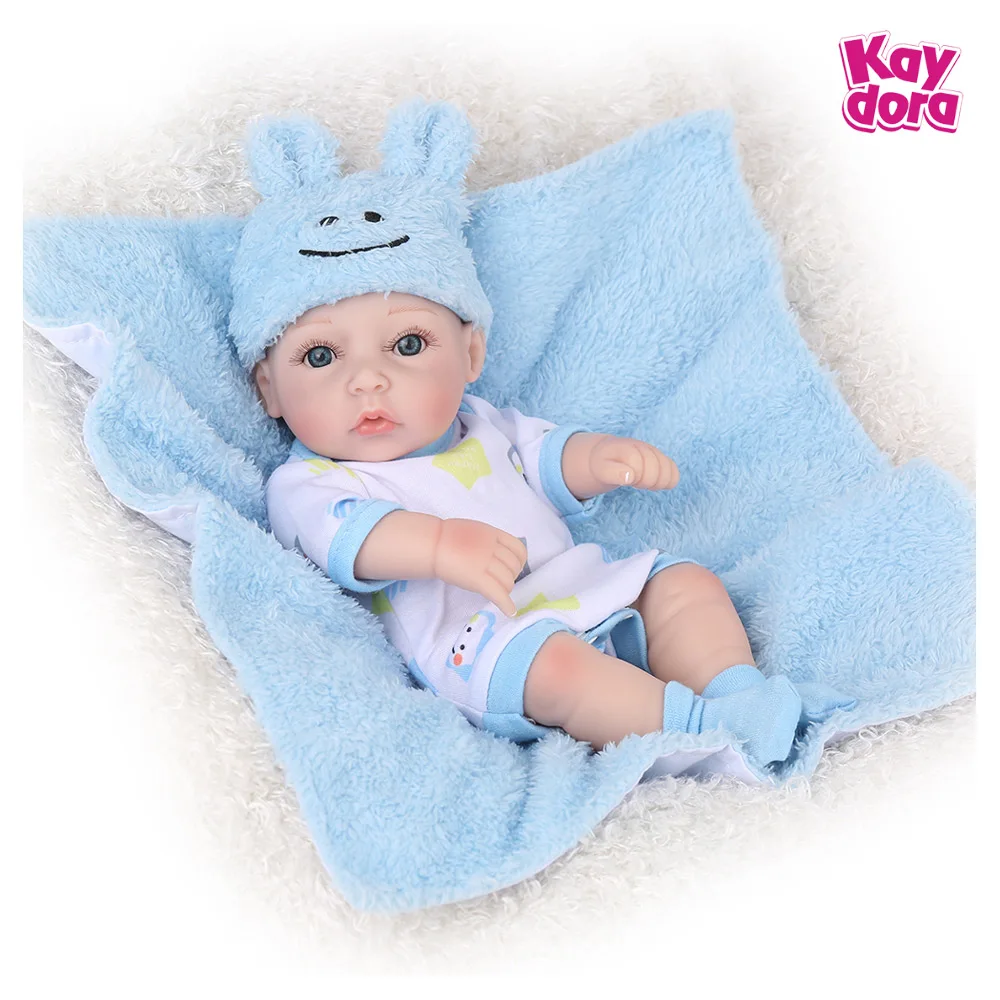 KAYDORA Twins Mini Reborn реалистичные детские куклы 10 дюймов 25 см полное тело виниловые для