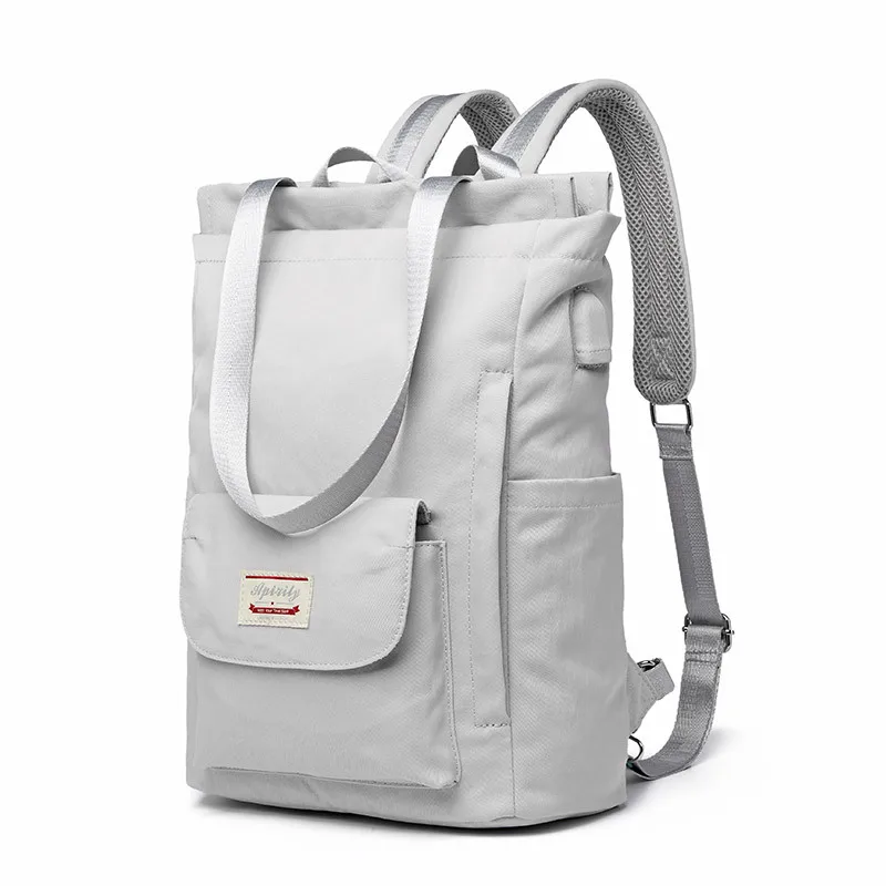 Laptop Backpack Female Waterproof Canvas Fashion Women 14 13 Oxford USB College Korean