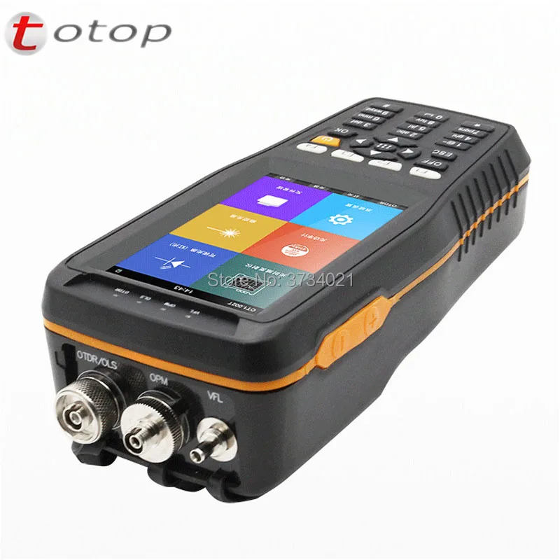 Горячие TM290 Мини Смарт OTDR 1310/1550nm с VFL/OPM/OLS сенсорный экран OTDR оптический рефлектометр
