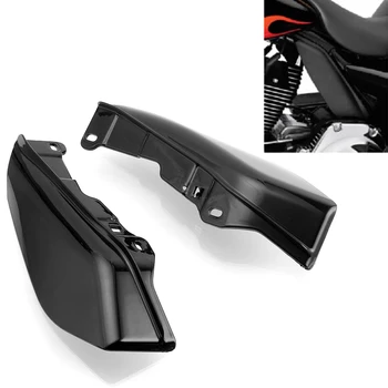 

1 pair Black ABS Motorcycle Side Wing Windshield Mid-Frame Air Deflectors For Harley Touring Electra Street Glide FL D40