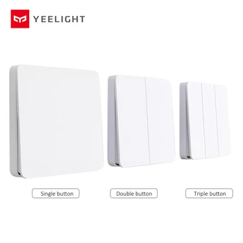 

Original Yeelight Smart Lamp Switch 1/2/3Gang AC250V 16A 2 Modes Smart Home Intelligent Light Switch For Mijia Ceiling Light