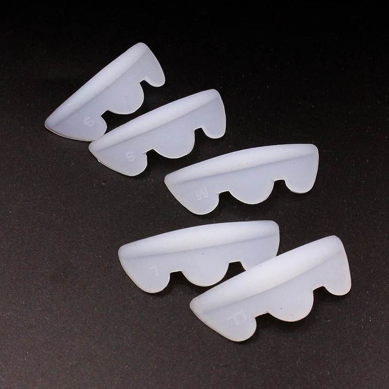 

5pairs Crown Silicone Eyelash Perm Pad Recycling Lashes Rods Shield lifting Eyelash Curler Makeup Accessories Applicator Tools