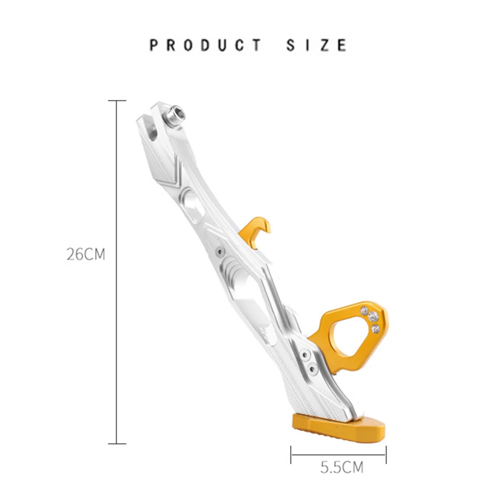 Запасная боковая подставка для мотоцикла, регулируемая подставка для штатива скутера
