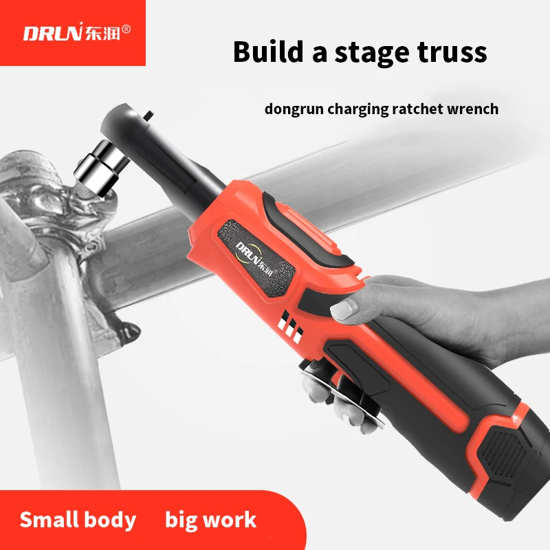 90 degree angle to electric ratchet wrench rechargeable wrench lithium battery stage truss
