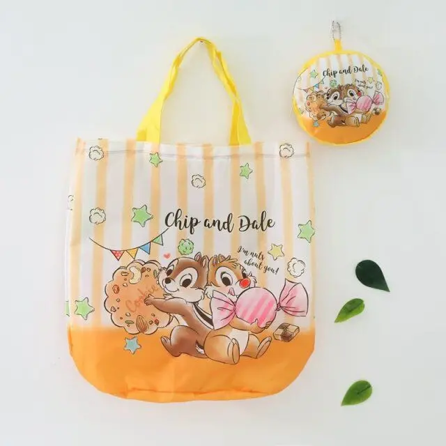 Orange Anpanman Cinnmoroll Stitch Gudetama Сумико гураши принцесса складная сумка сумки повседневные сумочки для шопинга подарок на день рождения#3312 - Color: Orange