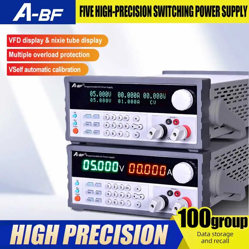 

A-BF 5-bit High Precision Programmable Switching Power Supply 0-80V / 0-60A Adjustable DC Stabilized Power Supply Laboratory