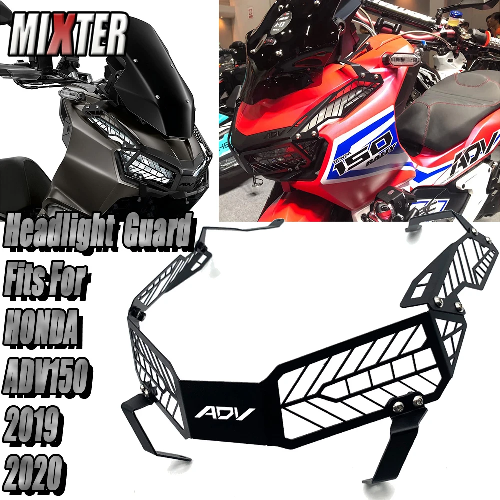 Motorcycle Accessories Front Headlight Grille Guard Cover Protector Decorative Fits For ADV150 ADV 150 ADV-150 2019 2020 2021 | Автомобили