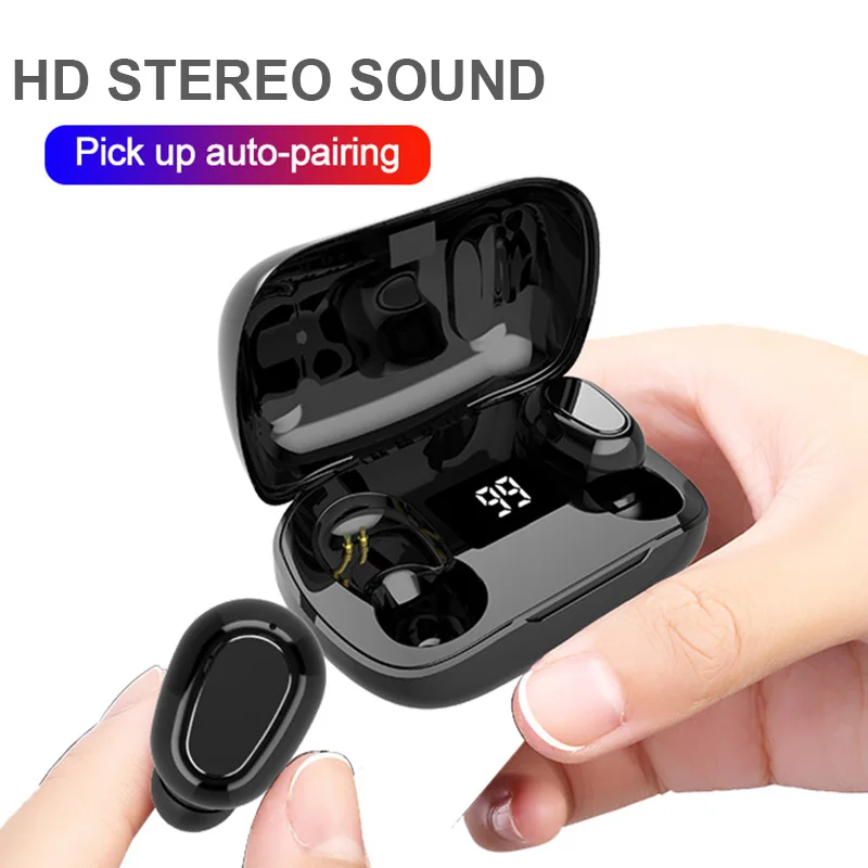 Wireless Bluetooth Earphone with Microphone Sports Waterproof Wireless Headphones Headsets Music Earbuds For Phone
