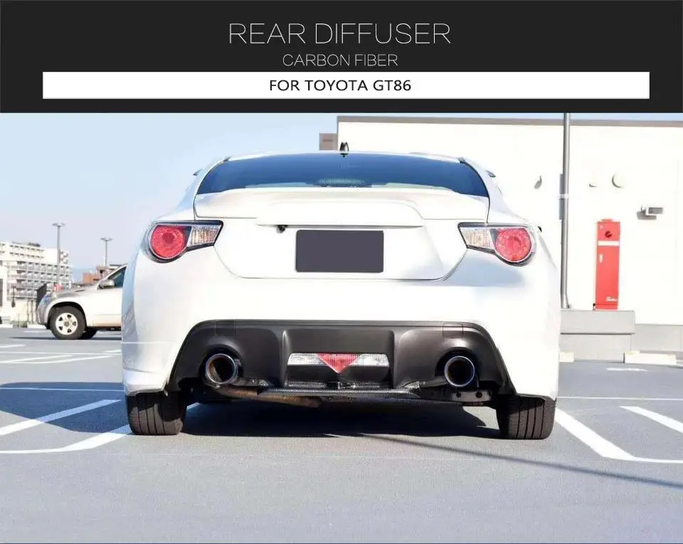 Задний бампер для губ Диффузор для Toyota 86 Surbaru BRZ 2013 задний бампер Защита от скольжения Защитная панель отделка