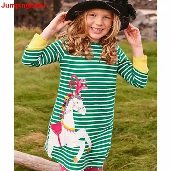 

2019 Kids Dresses for Girls Unicornio Dress Christmas Dress Girl Vestido Robe Noel Fille Vestidos Infantil Navidad Kerst Jurk