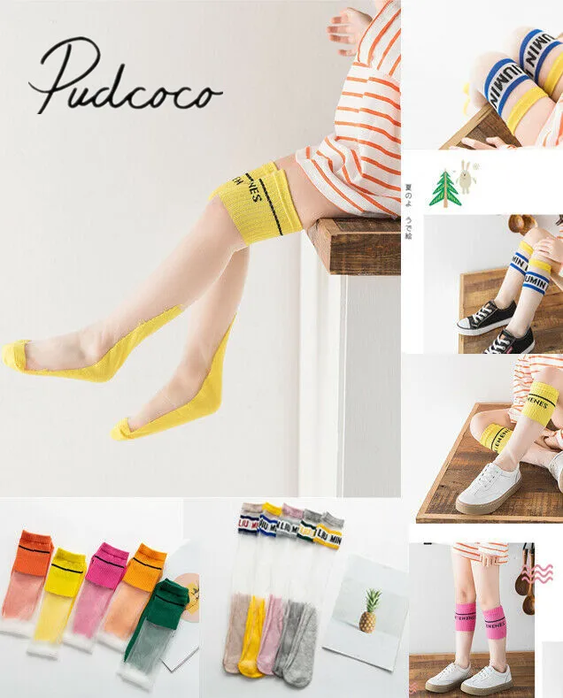 

2019 Baby 3 Pairs/Set Girls Crystal Stockings Children's Stockings Breathable Printed Ultra-thin Active Legging Warms For 3-12M