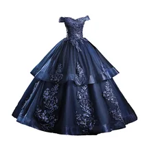 Бальное платье Бальные платья с открытыми плечами темно-синие розовые золотые вечерние платья для выпускного вечера Новинка