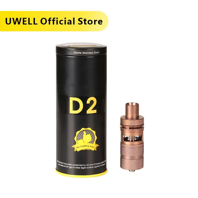 UWELL D2 RTA 4 мл топовый метод наполнения атомайзер с регулируемым воздушным потоком