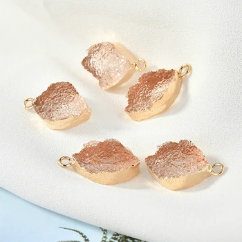 

Transparent imitation ore leaf strap hanging resin pendant DIY handmade earrings accessories material accessories
