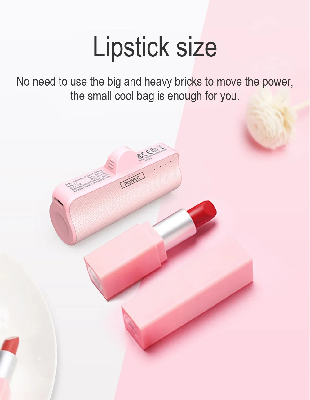 Зарядное устройство мини-зарядное устройство с фонариком для зарядки KDB-1