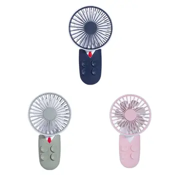 

Mini Desktop Fan Portable USB Charging 3 Speed Settings Foldable Air Cooler for Student Dormitory Home Office Use