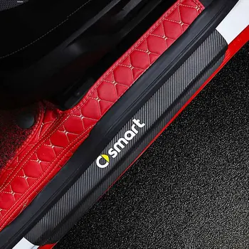 

Car Sticker Car Accessories Carbon Fiber Door Sill Scuff Plate Guards Sills for Mercedes Benz Smart Fortwo Forfour Forjeremy