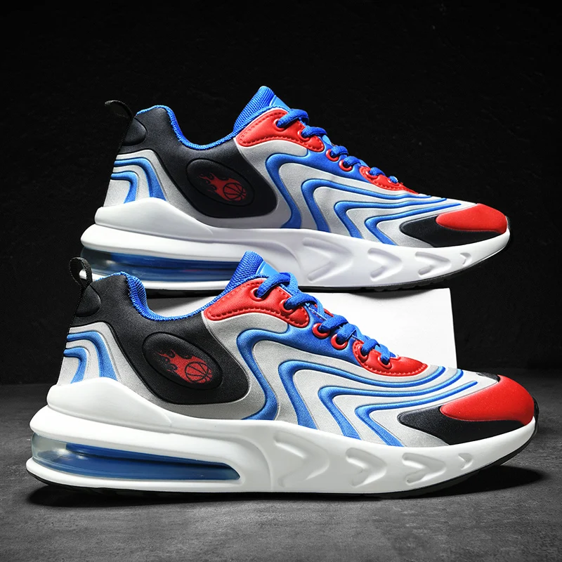 

New Air Cushion Damping Running Shoes Men Large Size 47 Outdoor Jogging Sport Shoes for Men Sneakers 46 Trainers Gym Shoes