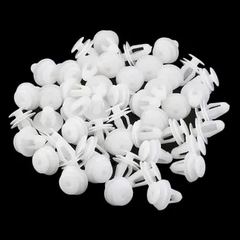 

Hot 50pcs 8mm Car Motorcycle Nylon Fairing Trim Panel Fasteners Clip Rivets For for for Suzuki for Kawasaki