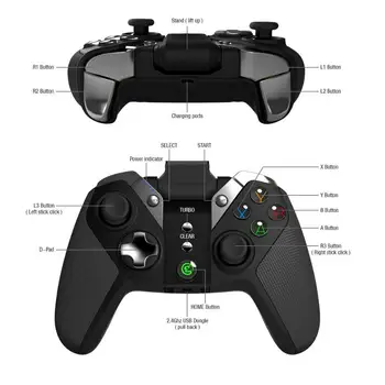 

GameSir G4s Bluetooth Gamepad Wireless Controller for Android Phone/Android Tablet/Android TV/Sumsung Gear VR/Play Station3