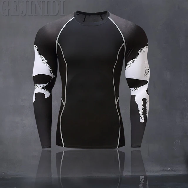 Running Men's Thermal Underwear Underpants Kit Sports Compression Clothing Tracksuit For Men Fitness Slim Joggers Base Layer Set 1Pcs