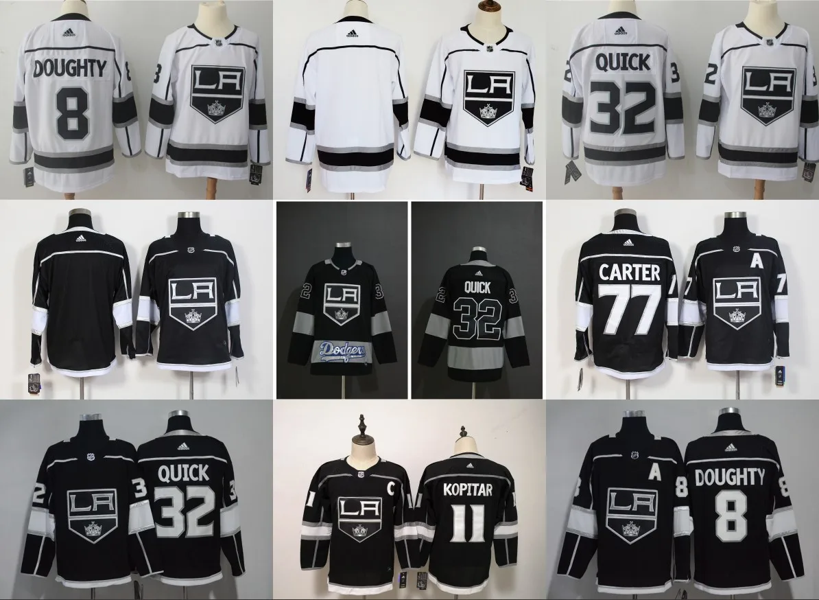 Все стежки Лос-Анжелес анзе Копитар Джонатан Квик Джефф Картер нарисованные длинные трикотажные изделия