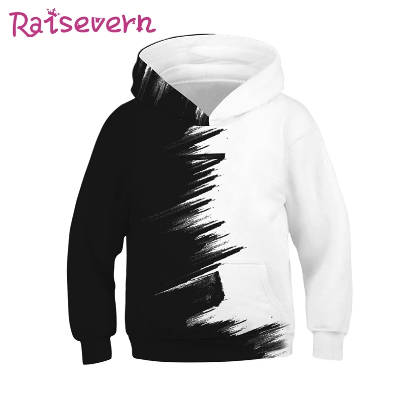 Raisvern/Детские толстовки с 3D-принтом цветов; куртки с капюшоном для мальчиков и девочек; толстовки; коллекция года; сезон осень-зима; детские топы
