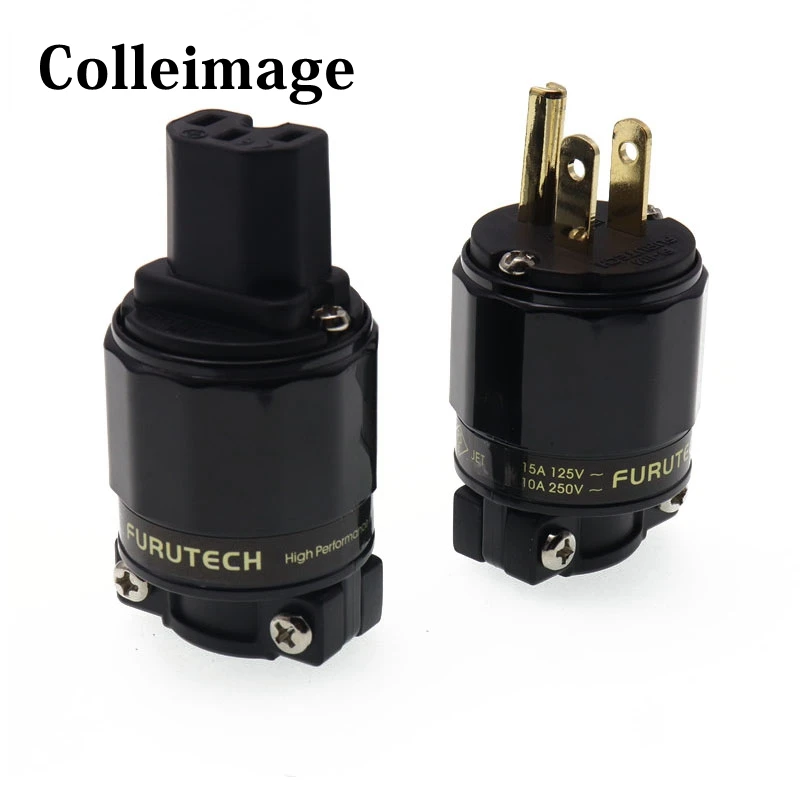 Hifi FI-11-N1M(G) US version gold plated Power Connector Series Plug amplifier CD player Audio power cable Socket | Электроника