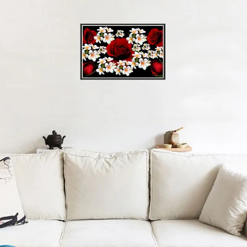 

colorful 5D round Shaped Diamond Painting Embroidery Needlework Rhinestone Crystal Cross Craft Stitch Kit