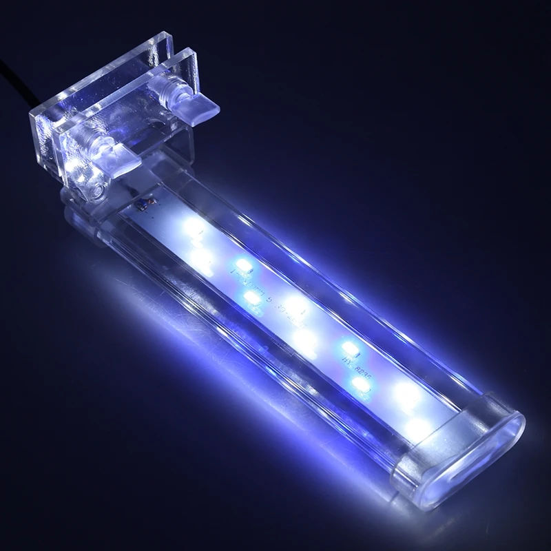 

Aquarium Fish Tank LED Clip Lamp Light 8/12/16/26CM Bar Submersible Waterproof Clip Lamp EU Plug