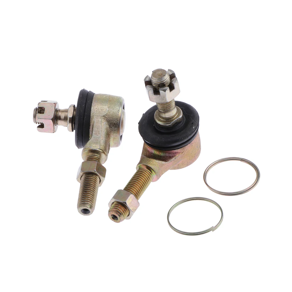 2 Pieces M10 10mm Tie Rod Ball Joint For 125cc ATV Quad 4-Wheeler Dirt Bike