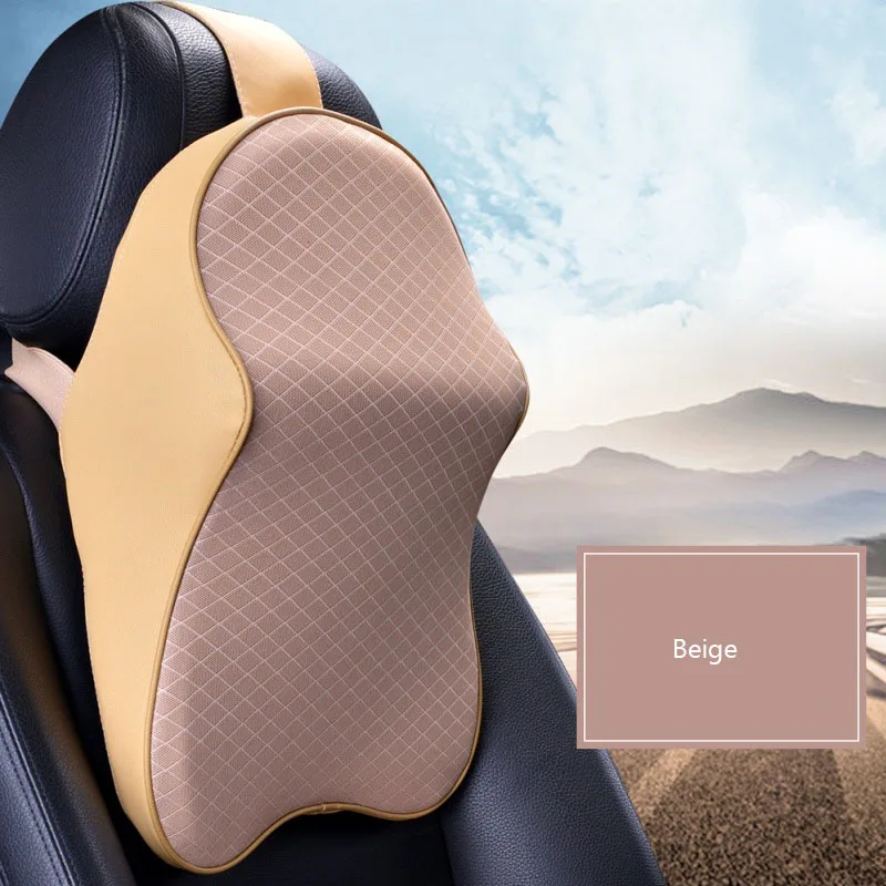 Multifunction Car Seat Supports Back Cushion and Memory Headrest Neck Foam Lumbar Support Interior Accessories | Дом и сад