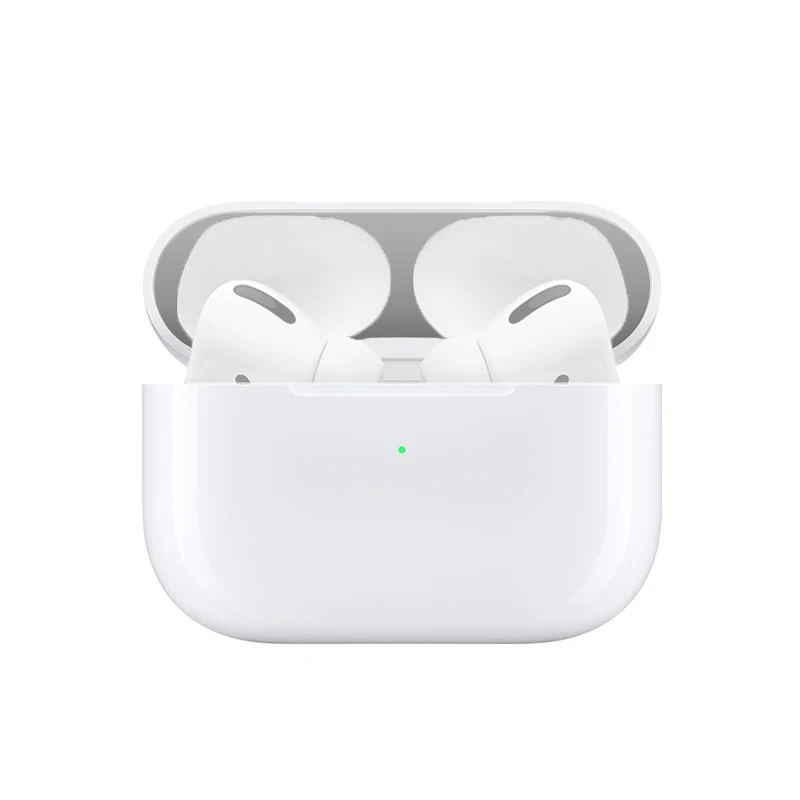JINSETA металлическая Пылезащитная наклейка для AirPods Pro Чехол Пылезащитная защитная наклейка защита кожи для AirPods 3