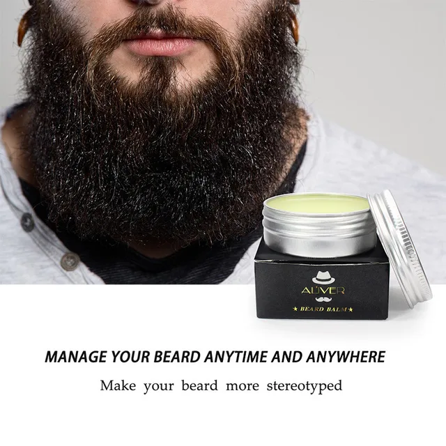 2pcs/set Beard Balm Beard Oil Aftershave for Men Tools Men's Beard Repair Deep Moisturizing Nourishing Growth Cream TSLM2 4
