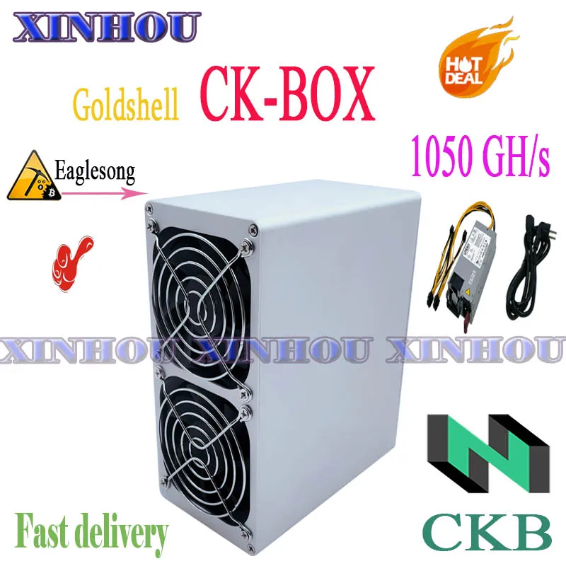 Новинка Goldshell CK-BOX 1050GH/s Eaglesong CKB ASIC miner с блоком питания лучше чем CK5 Φ Mini-DOGE Antminer K5