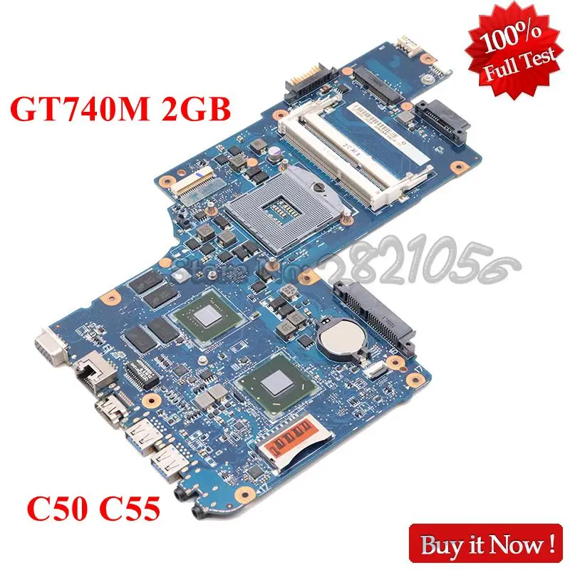 Материнская плата NOKOTION для ноутбука Toshiba Satellite C50 C55 h0000680 материнская SLJE8 DDR3 GT740M 2 Гб